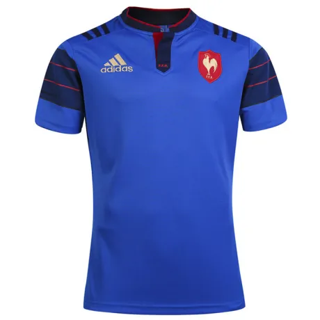 Maillot Domicile Rugby France 2016 pour Homme - Maillot Premium avec ClimaLite