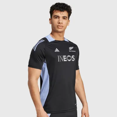 All Blacks 2024 Mens Performance Tee – Slim Fit & Moisture-Wicking