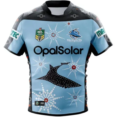 Maillot Autochtone Sharks 2018 | Officiel NRL Rugby Homme