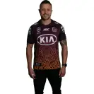 Brisbane Broncos Men's Indigenous Jersey 2020 – Official NRL Indigenous Replica Shirt