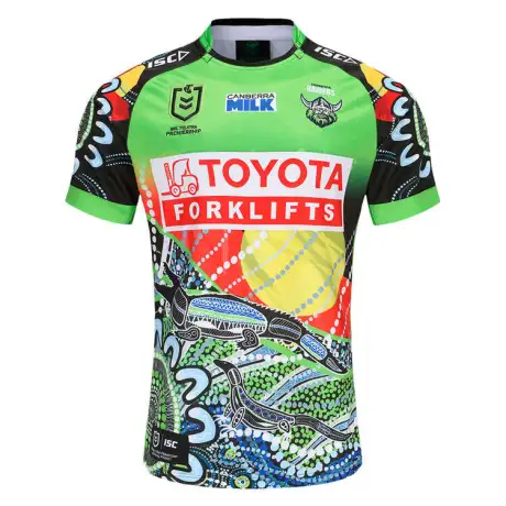 Maillot rugby Indigenous Canberra Raiders 2023 – Hommage culturel & performance