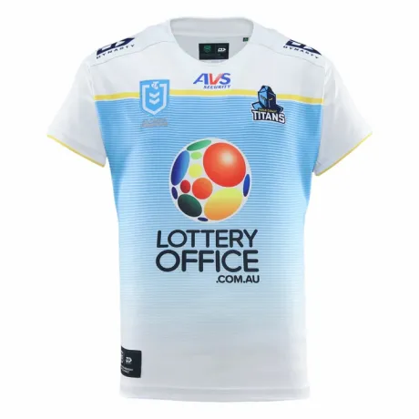 Maillot extérieur rugby homme Gold Coast Titans 2025 – Léger & durable