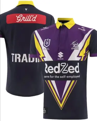 2025 Melbourne Storm Home Kit Rugby Jersey