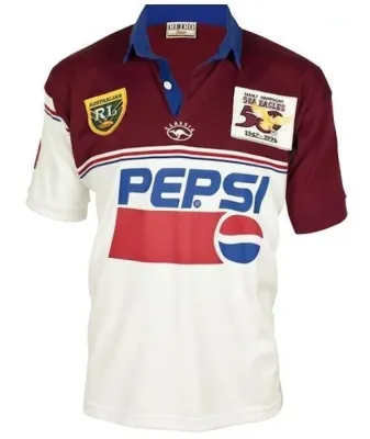 Maillot rétro des Parramatta Eels 1982