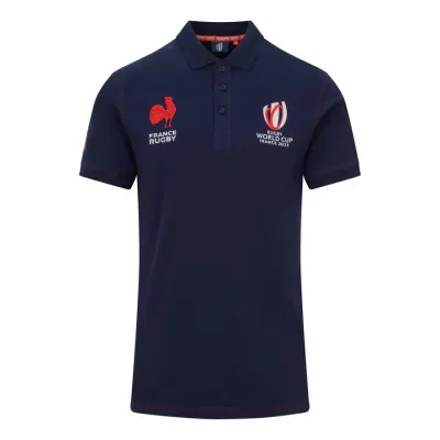 Polo coton France RWC 2023 | Maillot officiel homme rugby