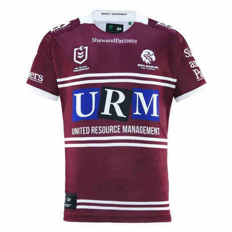 Manly Warringah Sea Eagles Men's Home Rugby Jersey 2025 – Classic & Eco-Friendly