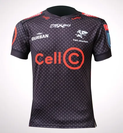 Sharks Mens Home Rugby Jersey 2022-23 – Official Team Jersey for Rugby Fans
