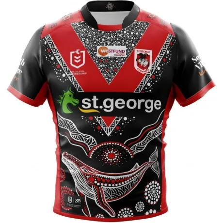Maillot autochtone 2019 St George Illawarra Dragons pour homme
