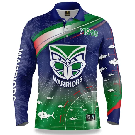 New Zealand Warriors Fishing Shirt 2022 | Men's Rugby Outdoor Top