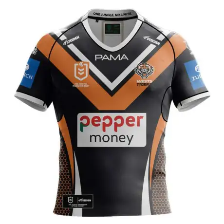 Wests Tigers Mens Home Rugby Jersey 2025 | Official NRL Kit
