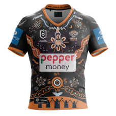 Maillot de Rugby Autochtone 2025 Wests Tigers (Homme)